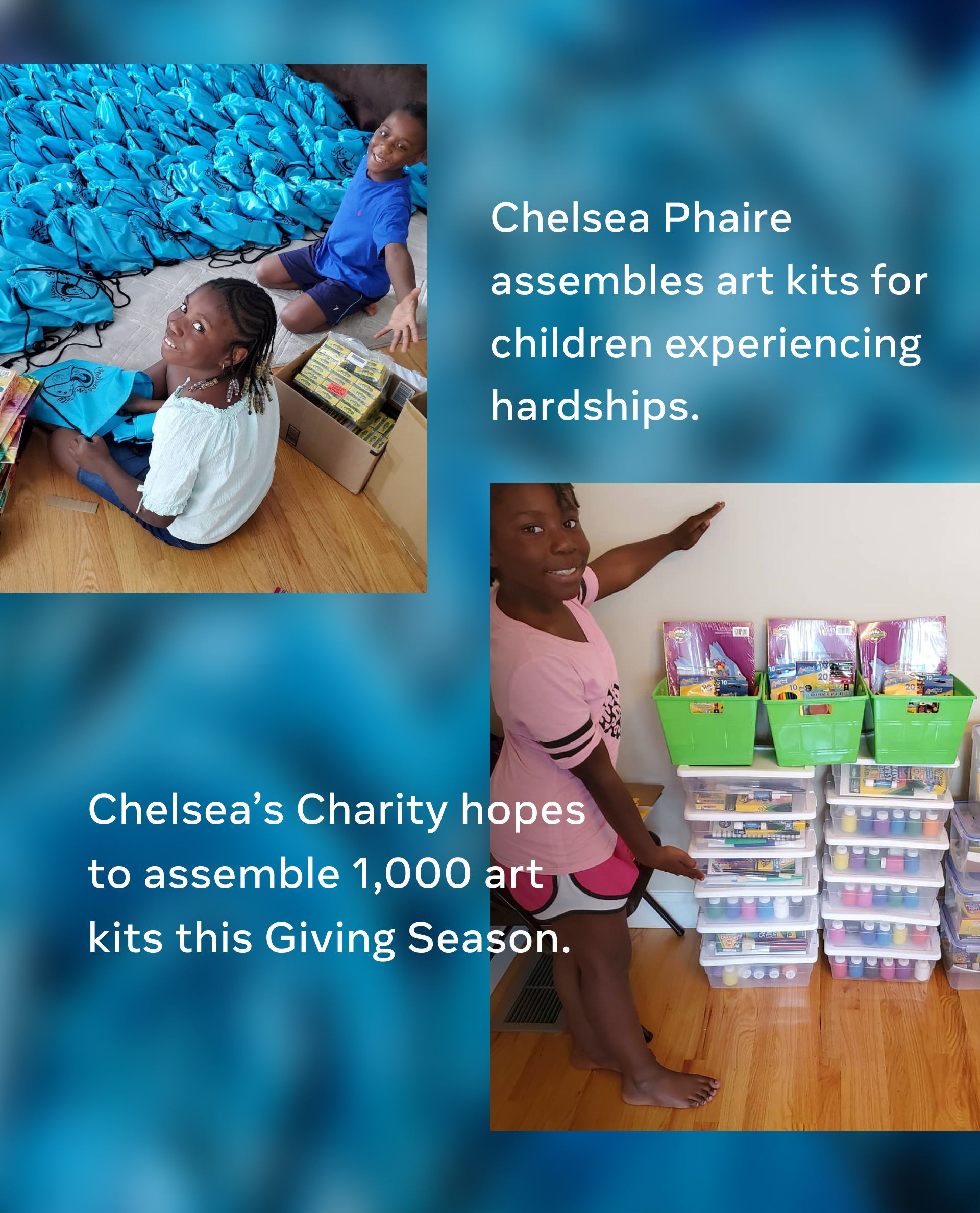 Infographic on Chelsea's Charity
